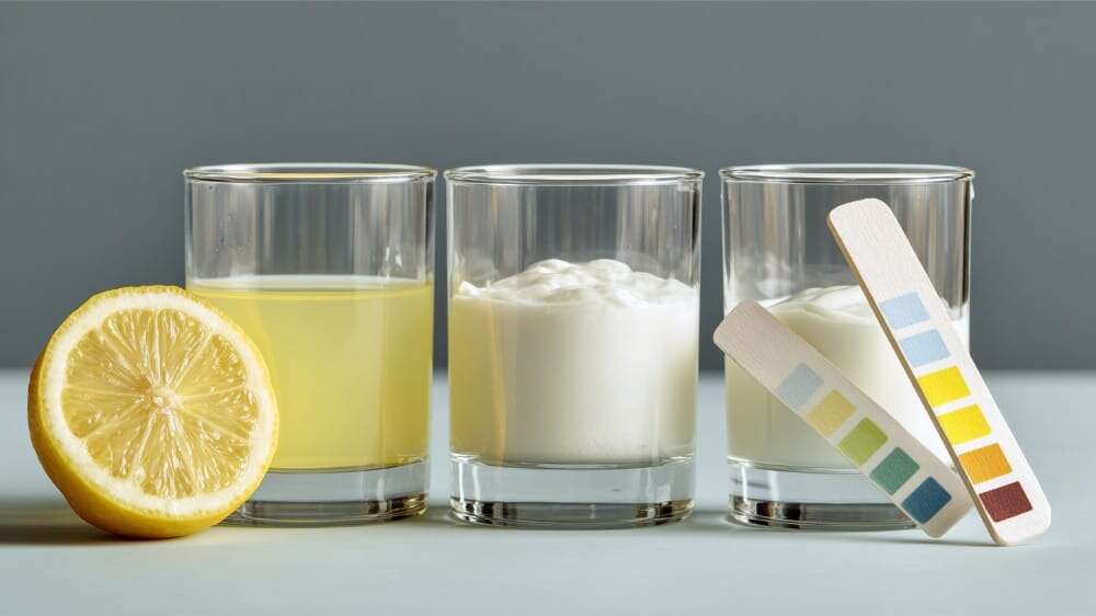 سه لیوان آبلیمو، ماست و سرکه