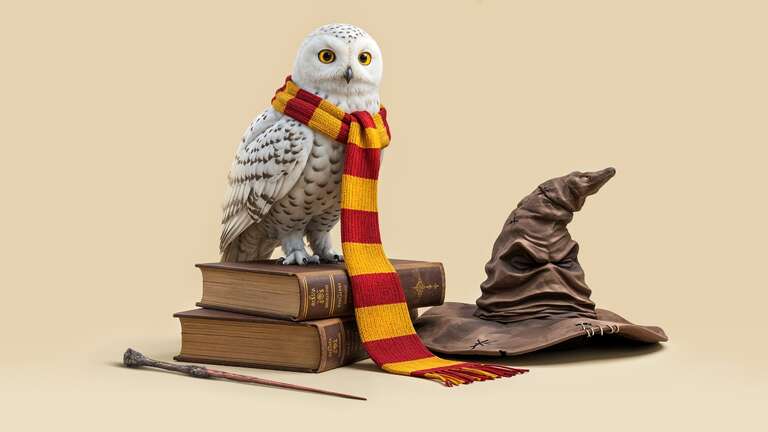 جغد و کلاه هری پاتر