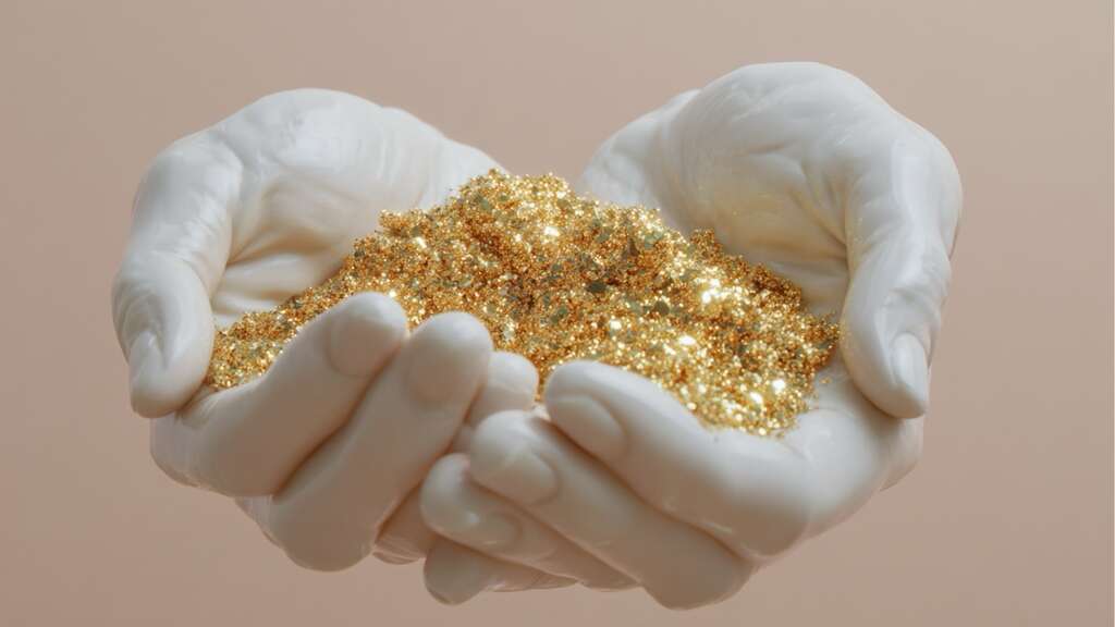 دستانی که چند مثقال طلا را نگه میدارد