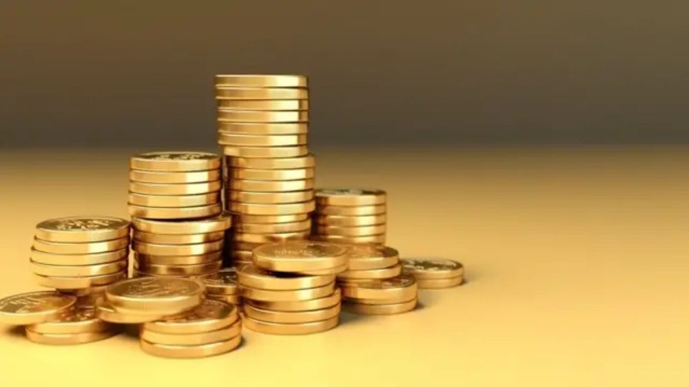 ستون‌هایی از سکه طلا بهار آزادی