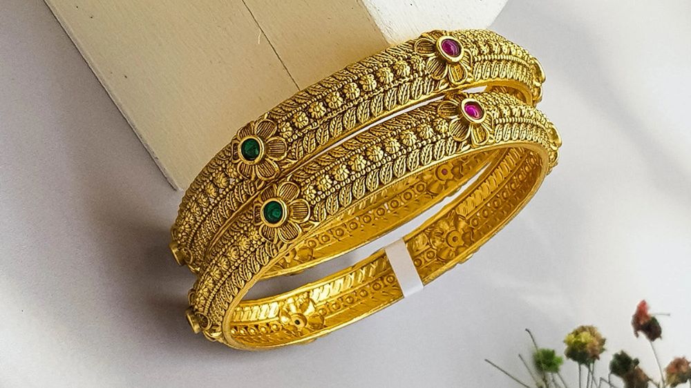 دو النگوی طلای خلیجی